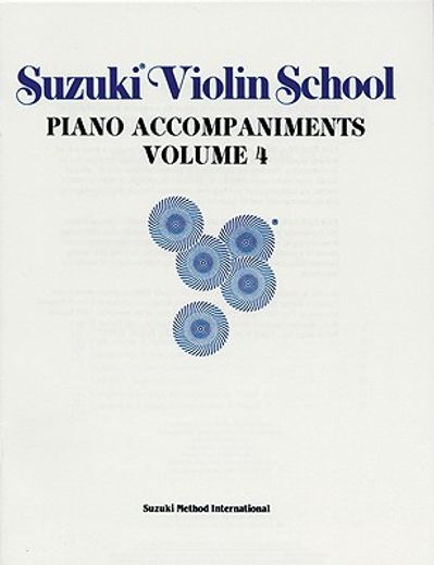 suzuki violin school, piano accompaniment,piano acc.