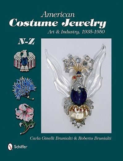 american costume jewelry,art & industry, 1935-1950, n-z