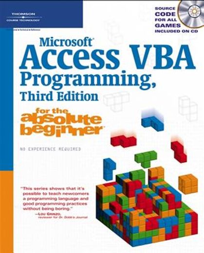microsoft access vba programming for the absolute beginner