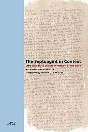 the septuagint in context,introduction to the greek version of the bible