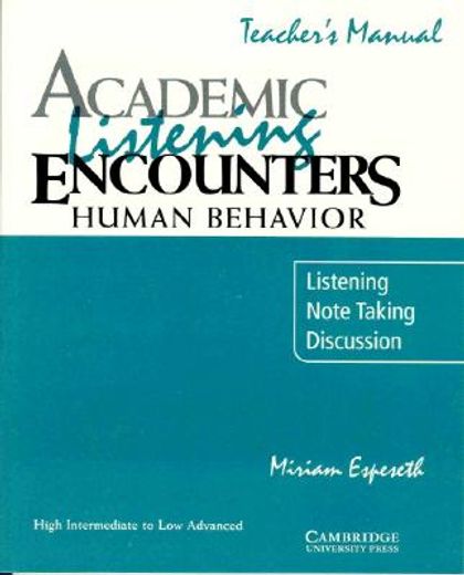 academic listening encounters,listening, notetaking and discussion
