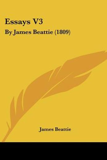 essays v3: by james beattie (1809)