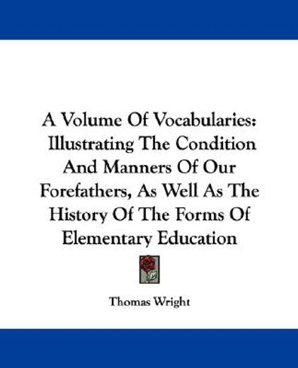 a volume of vocabularies: illustrating t