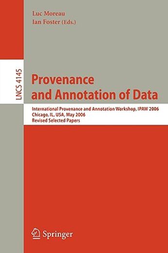 provenance and annotation of data (en Inglés)