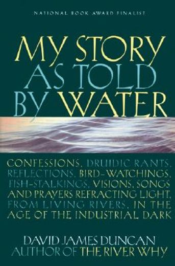 my story as told by water,confessions, druidic rants, reflections, bird-watchings, fish-stalkings, visions, songs and prayers (en Inglés)