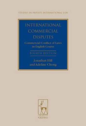 international commercial disputes,commercial conflict of laws in english courts (en Inglés)