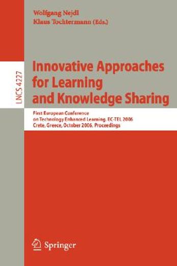 innovative approaches for learning and knowledge sharing (en Inglés)