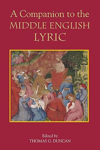 a companion to the middle english lyric (en Inglés)