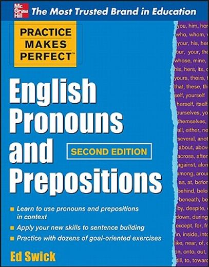 Practice Makes Perfect English Pronouns and Prepositions, Second Edition (Practice Makes Perfect Series) (en Inglés)