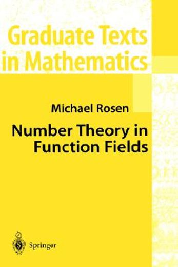 number theory in functions fields (en Inglés)