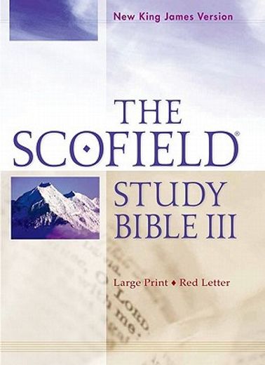 the scofield study bible,new king james version, red letter (en Inglés)