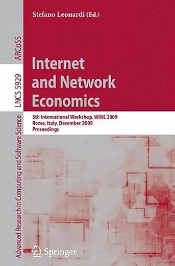 internet and network economics,5th international workshop, wine 2009, rome, italy, december 14-18, 2009, proceedings