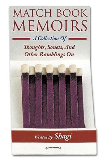 match book memoirs (en Inglés)