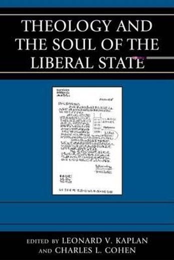 theology and the soul of the liberal state