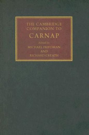 The Cambridge Companion to Carnap Hardback (Cambridge Companions to Philosophy) (en Inglés)