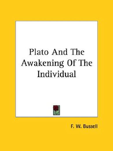 plato and the awakening of the individual