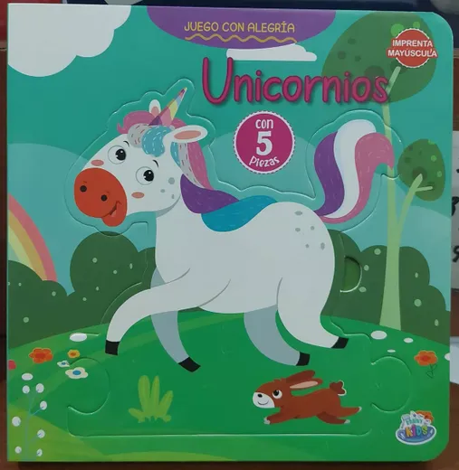 Unicornios Con 5 Piezas Brainy Kids Nuevo