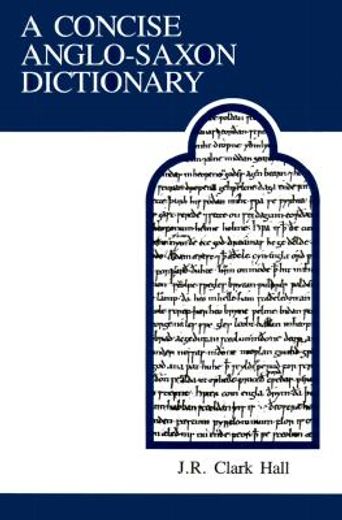 a concise anglo-saxon dictionary