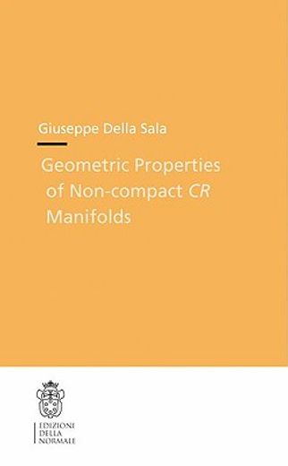 geometric properties of non-compact cr manifolds