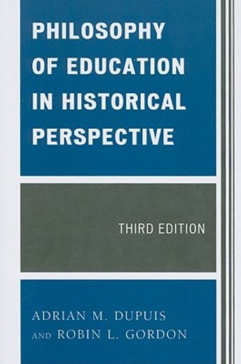 philosophy of education in historical perspective