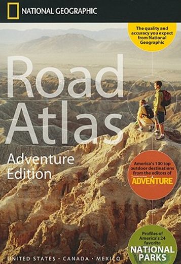 national geographic road atlas - adventure edition (in English)