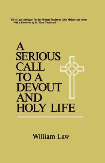 a serious call to a devout and holy life