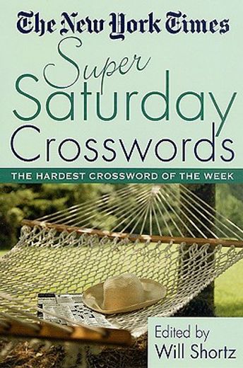 the new york times super saturday crosswords (in English)