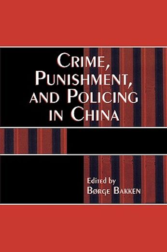 crime, punishment, and policing in china