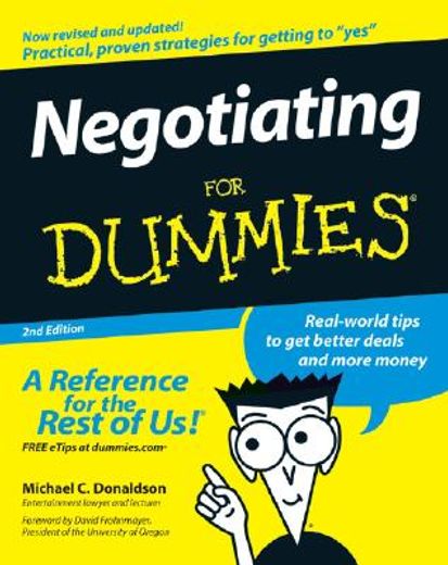 negotiating for dummies (en Inglés)