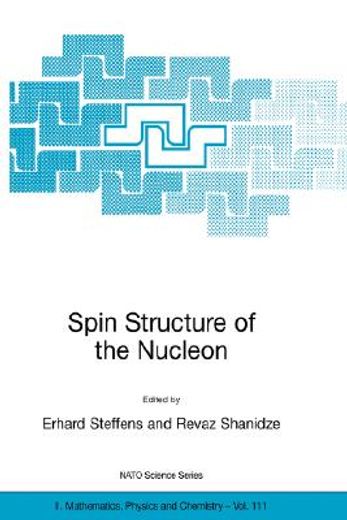 spin structure of the nucleon (in English)