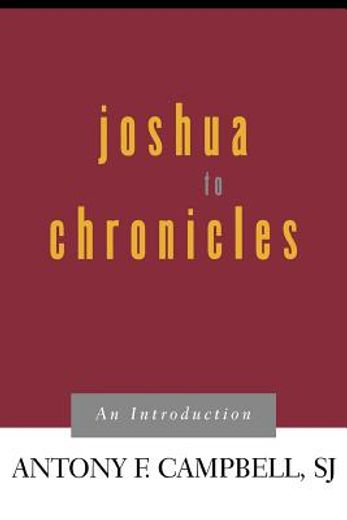 joshua to chronicles,an introduction