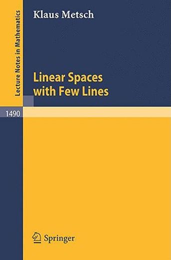linear spaces with few lines (en Inglés)