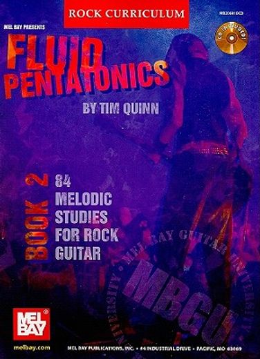 fluid pentatonics book 2,84 melodic studies for rock guitar