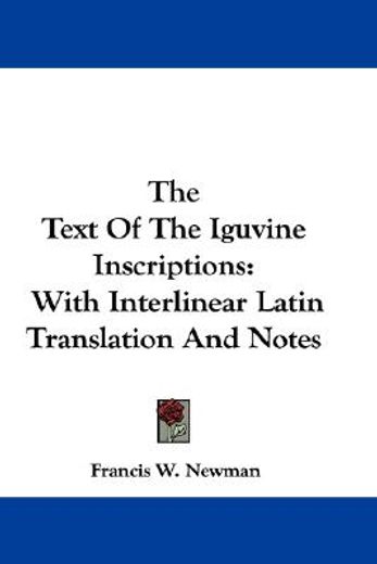 the text of the iguvine inscriptions: wi