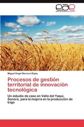 procesos de gesti n territorial de innovaci n tecnol gica (in Spanish)