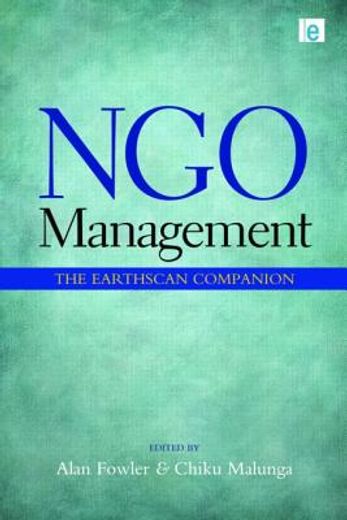 NGO Management: The Earthscan Companion (en Inglés)