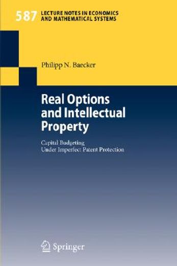 real options and intellectual property,capital budgeting under iperfect patent protection