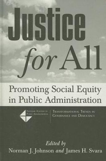 justice for all,promoting social equity in public administration