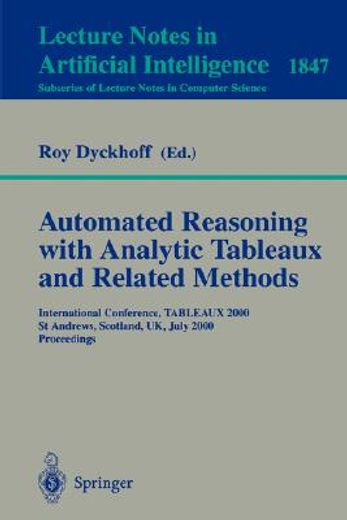 automated reasoning with analytic tableaux and related methods (in English)