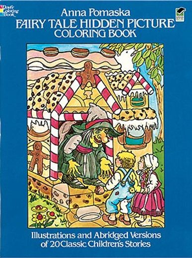 fairy tale hidden picture coloring book (in English)