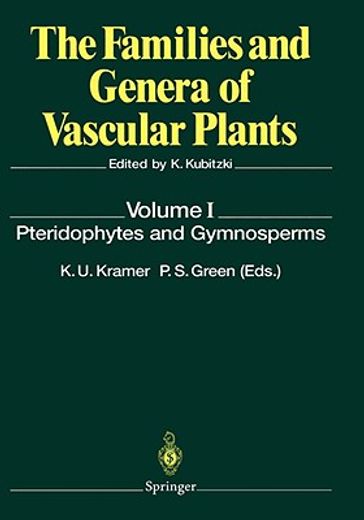 the families and genera of vascular plants,pteridophytes and gymnosperms