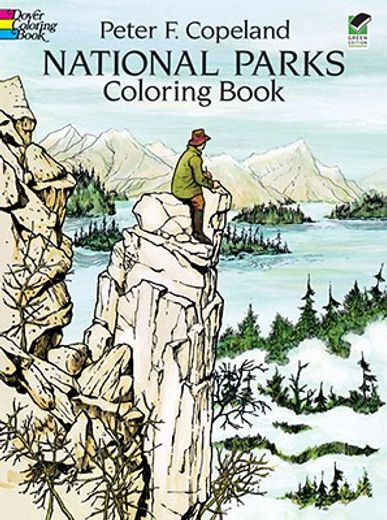 national parks coloring book (en Inglés)