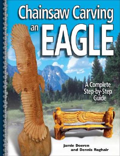 chainsaw carving an eagle