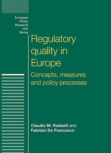 regulatory quality in europe (en Inglés)