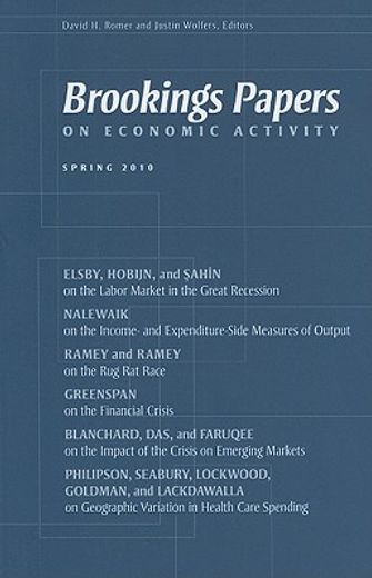 brookings papers on economic activity,spring 2010