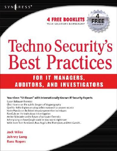 techno security´s guide to managing risks,for it managers, auditors, and investigators