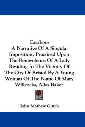 caraboo: a narrative of a singular impos