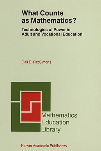what counts as mathematics,technologies of power in adult and vocational education