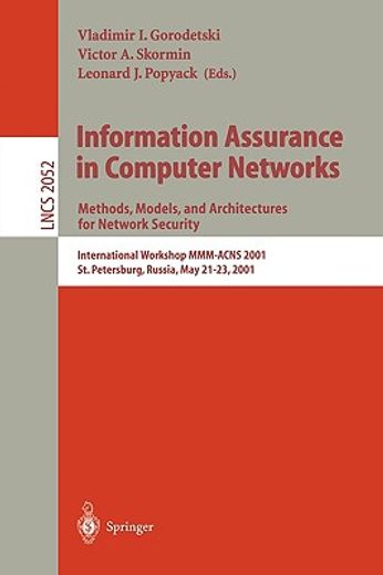 information assurance in computer networks. methods, models and architectures for network security (in English)
