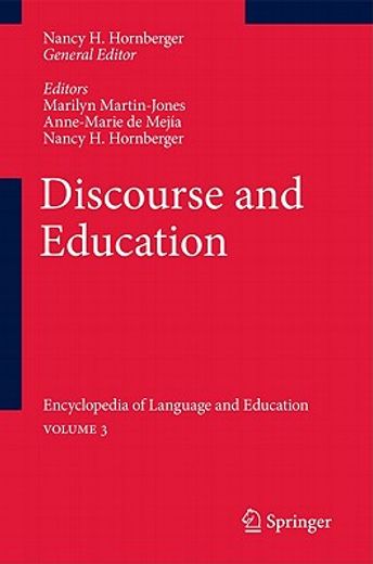 encyclopedia of language and education,discourse and education